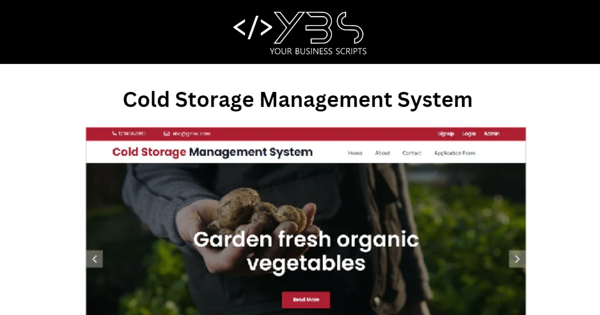 Cold Storage Management System